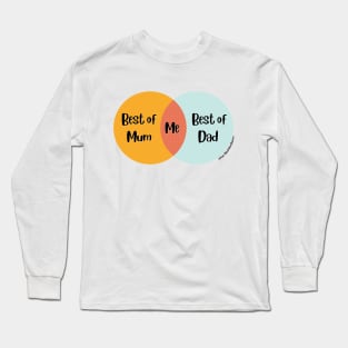 Venn Diagram Best of Mm Best of Dad = Me Long Sleeve T-Shirt